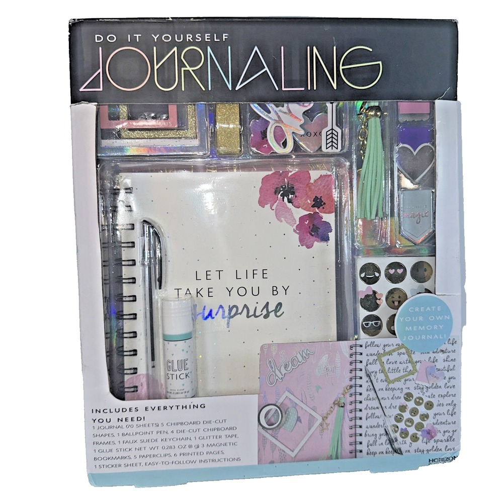 New Do It Yourself Journaling Create Memory Pen Frame Keychain Magnetic Bookmark